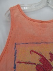 VTG Ocean Pacific Shirt Men Medium Orange OP Tank Top Artistic Surf Skate 80s *