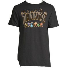 Avengers Shirt Thanos Flames Infinity Stones Endgame Marvel Tee Mens Small-XXL