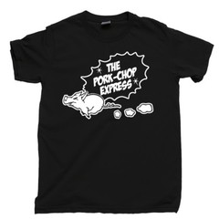 Pork Chop Express T Shirt Big Trouble In Little China Jack Burton Lo Pan DVD Tee