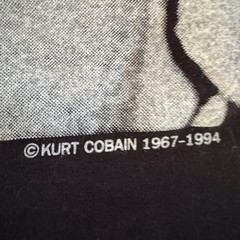 *make offers* RARE Vintage 1994 Kurt Cobain/ Nirvava Giant by Tee Jays Size XL