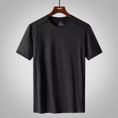 Men Big & Tall T-Shirt 6XL 7XL 8XL Casual Short Sleeve Polyester Stretch