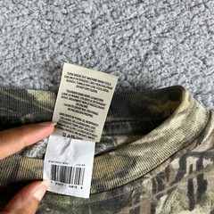 NEW Mossy Oak Camo T Shirt Mens Large Pullover Camouflage Forest Outdoor Hunt