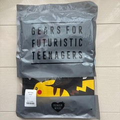 Human Made x Pokemon Made Graphic T-SHIRT TEE Black Size L Pikachu