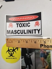 TOXIC ☢️ MASCULINITY STICKERS VARIETY PACK (3)