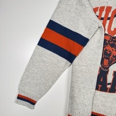 + Vintage 90s CHICAGO BEARS Logo Striped Sweater Knit – GARAN – Large – Acrylic