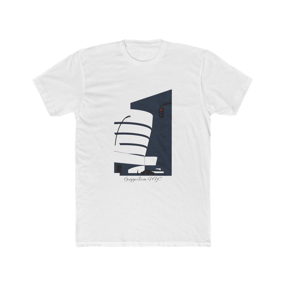 Guggenheim Museum New York City Men’s Cotton Tee Modern Art Frank Lloyd Wright