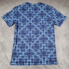 Robert Graham Shirt Mens XS Blue Spotted Skulls Classic Fit Graphic Tee Designer