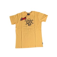 Icecream Men’s Warm Apricot Splat Short Sleeves Graphic T-Shirt Size M NWT
