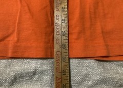 Vintage 90s Two-Tone Orange & Yellow T Shirt Size Large