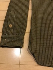 JOHN GLUCKOW WAREHOUSE The Madison Shirt JG17 Size 36 One Wash Dobby Check Men