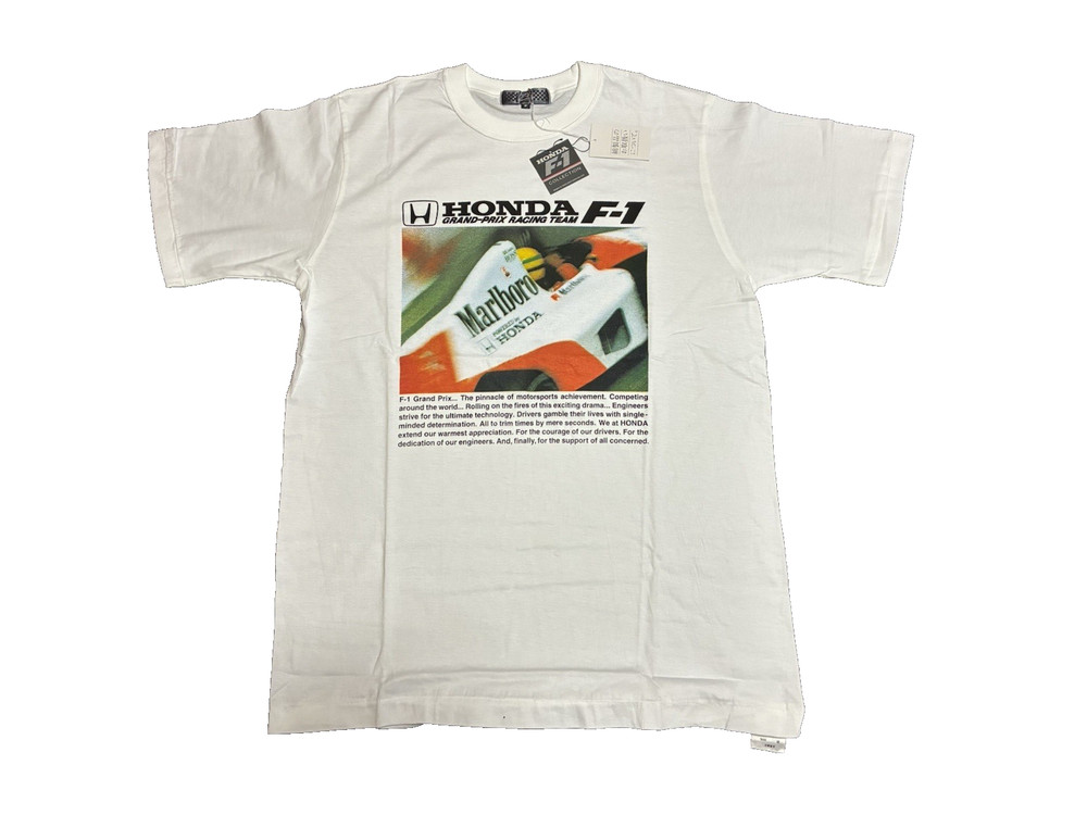 McLaren Honda Formula 1 Racing Vintage Tee T Shirt One Size White Made In Japan