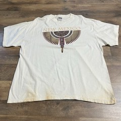 Vintage Tultex NM New Mexico Native American Graphic T Shirt Mens 2XL XXL