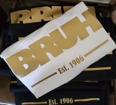 BRUH Est. 1906 T-shirt S-5XL Black/Gold White/GLD HBCU Sphinx Man Bro