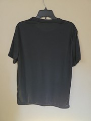 Mens or Womens Black T-Shirt w/White Teddy Bear XX Eyes & Ear, Anime, Size Med.
