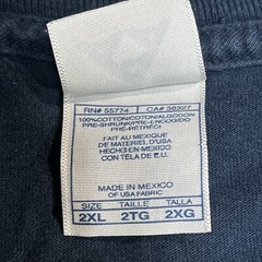 Vintage FBI ‘Female Body Inspector’ T Shirt Mens 2XL Long Sleeve Navy Cotton Y2K