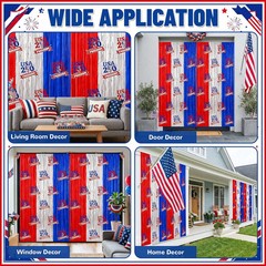 4Th of July Decorations – 2 Pack Red White and Blue Streamer for 250Th Anniversa
