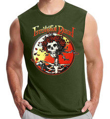 Grateful Dead Rock Band Men’s Muscle Shirt (Multiple Colors)
