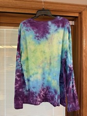 Goodfellow & Co Men’s XL Tie-Dye Multicolor Long Sleeve Crew Neck T-Shirt