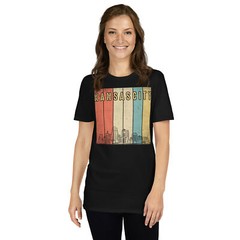 Retro 1970’s Style Kansas City Skyline T-Shirt, Kansas City, Retro 1970’s,