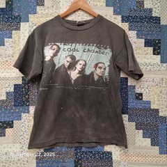 Vintage Coal Chamber Blue Grape T Shirt 1998 Size Medium Black Faded Nu Metal