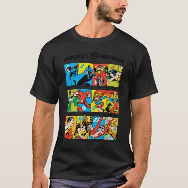 DC Comics Heroes Of The DC™ Universe T Shirt Size S – 5XL Gift For Friends