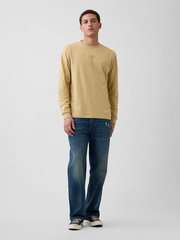 $35 GAP Everyday Soft Relaxed Logo Men’s Cotton T-Shirt Size M Yellow NWT