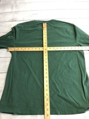 Eddie Bauer Shirt Mens Large Green Legendwash Long Sleeve Tagless Tee Casual Top