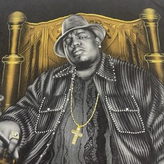 Brooklyn Mint Black Notorious BIG Bedazzled Short Sleeve T Shirt Mens Size XXL
