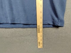 Mugsy Mens Shirt XL Blue Henley Cashmere Blend Soft Casual Capsule Street