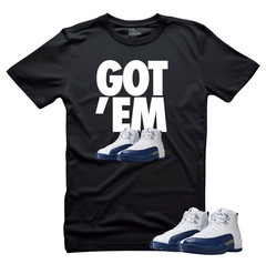 Jordan 12 French Blue Matching Tee Sneakerhead Shirt GOT’EM Match Your Kicks