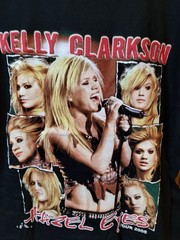 Vintage NOS 2005 Kelly Clarkson Hazel Eyes Tour T-Shirt L Bravado Concert Tee