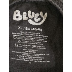 Bluey Bandit Shirt Adult XL Black This Was The 80’s Man Retro Graphic T-Shirt