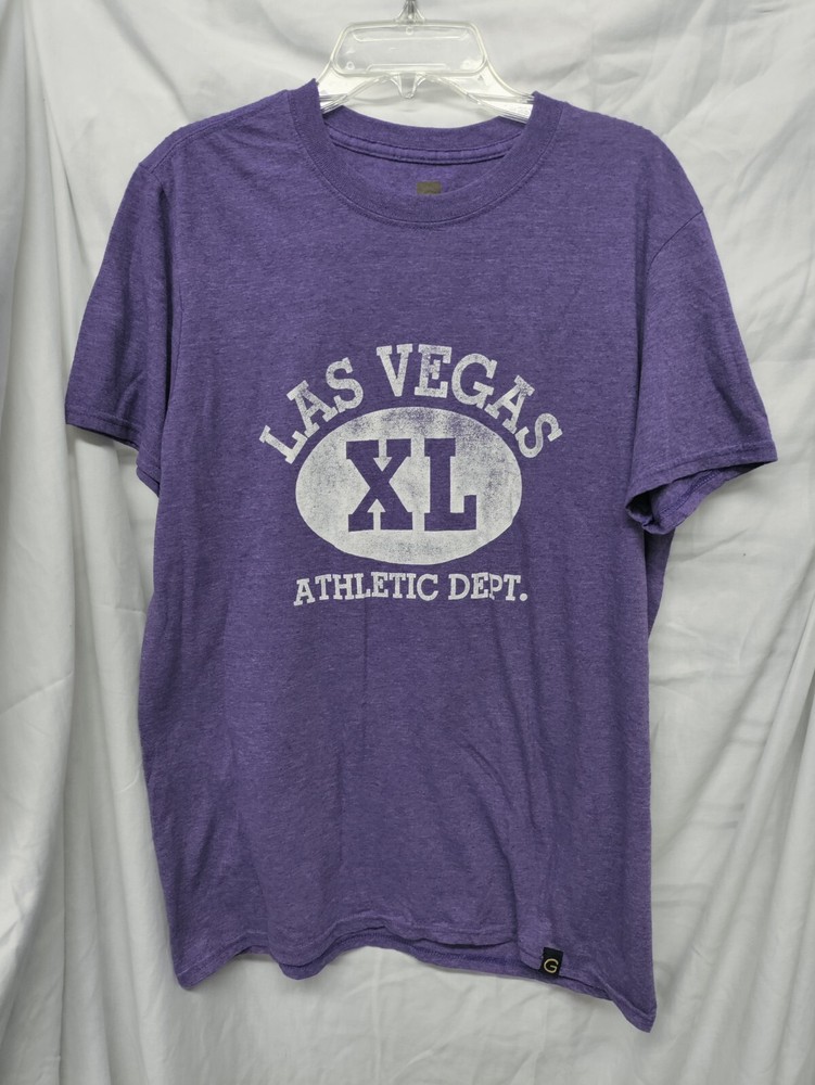 Men’s Short Sleeve Tshirt, Brand Gold Toe, Purple, Size Medium 38-40