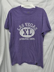 Men’s Short Sleeve Tshirt, Brand Gold Toe, Purple, Size Medium 38-40