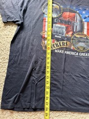 Vintage 1992 3D Emblem Truckers Only Make America Great T-Shirt USA XL