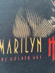 Vintage 2003 Marilyn Manson The Golden Age of Grotesque Black T-shirt Sz M