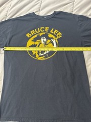 Vintage Y2K Bay Island Sportswear Bruce Lee Graphic Tee Mens Size XL Black