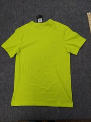 Nike Legacy Cyber Tee Mens Medium Graphic Print Volt Crew Neck Short Sleeve