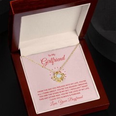 To My Girlfriend, All I Think About Love Knot Necklace | To Girlfriend