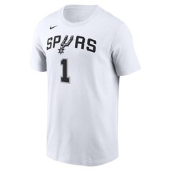 [DR6397-102] MENS NIKE NBA SPURS VICTOR WEMBANYAMA ESSENTIAL NAME & NUMBER T-SHI
