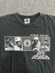 Vintage 2005 Public Enemy Fear Of A Black Planet XL Black T Shirt Very Rare Rap