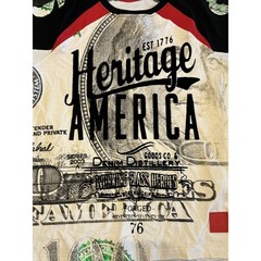 The Heritage By America Denim Distillery Working Class Heros T Shirt Size Med