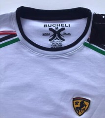 Men’s Bucheli Long Sleeve T Shirt,Italian Style,Cotton, Stretch S….A9.A