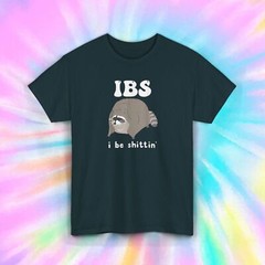 IBS I Be Shittin’ Shirt S-5X Funny Raccoon Sarcastic Humor Tee for IBS Awareness