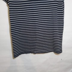 Hollister Shirt Men S Navy Casual Weekend Striped Short Sleeve V Neck Tee Y2K