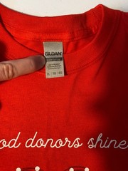 American Red Cross Blood Donors Shine XL Long-Sleeve T-Shirt – Blood Donor Shirt