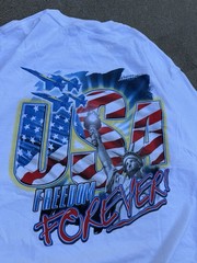2000’s NASCAR USA Graphic TeeUSA Freedom Forever Cotton T-Shirt