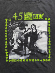 Rare 45 Grave Black Unisex Short Sleeve Cotton TShirt Size S 234XL HNG241