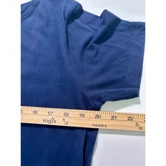 New Simpelhed Organic Soft T-Shirt Mens Large Blue GOTS Certified Cotton Shirt
