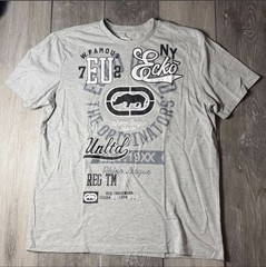 Y2K Ecko Unltd. Gray Graphic T-Shirt Men’s XL Rhino League Streetwear
